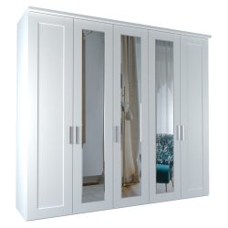 Charlton 5 Door Wardrobe With Mirrors