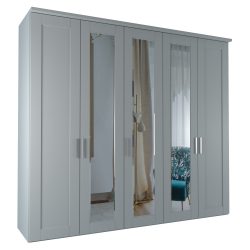 Charlton 5 Door Wardrobe With Mirrors