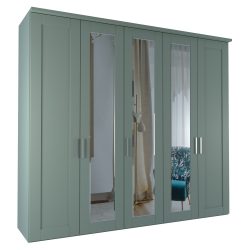 Charlton 5 Door Wardrobe With Mirrors