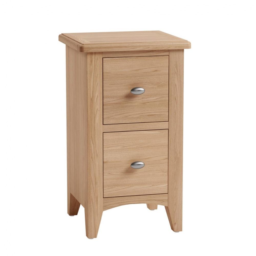 Naples Narrow 2 Drawer Bedside | Bedside Cabinets | Mayfield Furniture