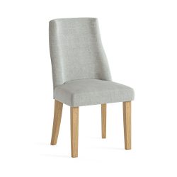 Essential Living Lyon Padded Upholstered Chair, Grey