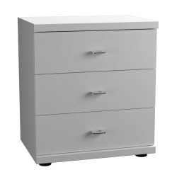 Albany 3 Drawer Bedside