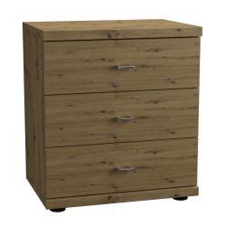 Albany 3 Drawer Bedside